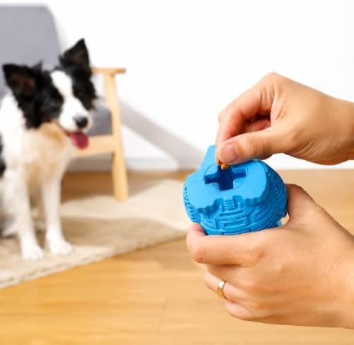 Topplesaurus Interactive Dog Treat Dispenser & Slow Feeder – Wobbly Dinosaur Tumbler Toy for Boredom & Anxiety Relief – Durable Puzzle Toy for Puppies and Medium Dogs