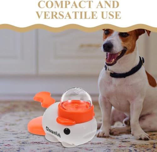 Interactive Dog Treat Dispenser Whale Shaped with Press and Rotate Design, Abs Material Slow Feeder for Training and Home Use, Puzzle Snack Feeder for Healthy Eating Puppies