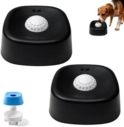 Slow Feeder Dog Bowls for Liquid Treats, Lick and Roll Bowl for Dog Food