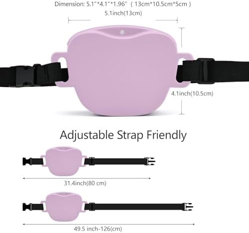 AUDWUD Magnetic Dog Treat Pouch with Adjustable Belt for All Waist Sizes