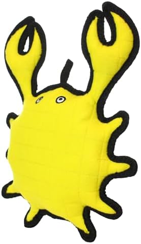 TUFFY® Crab Ultra Durable Plush Dog Toy
