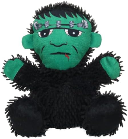 MIGHTY Tuffy Microfiber Medium Frankenstein Ultra Durable Plush Dog Toy