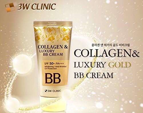 V22 Korea Collagen & Luxury Gold BB Cream SPF50+/PA+++ Say goodbye to blemishes and uneven skin tone - 1.69Oz