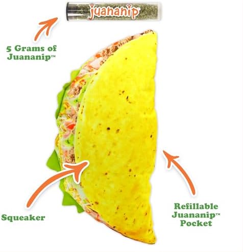 Doggijuana Taco & Juananip Bundle | Squeaky Refillable Plush Toy