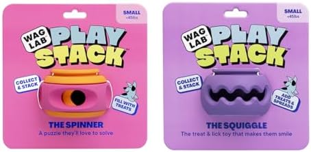 Playstack Enrichment Dog Toy for Treats - Treat & Challenge Stack