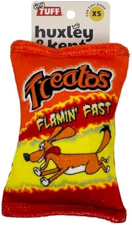 Huxley & Kent Tiny Tuff Plush Dog Toy, Treatos Snacks