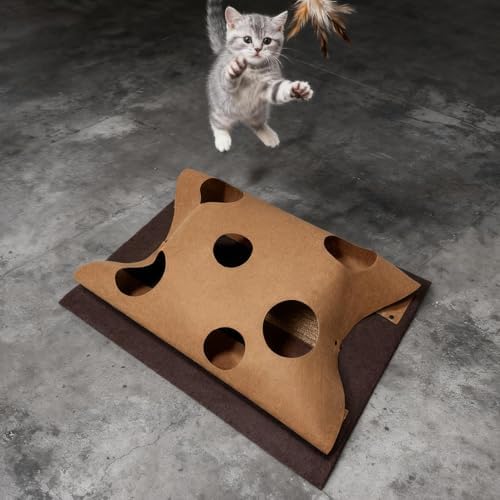 Interactive Cat Mat Interactive Funny Foldable Pad