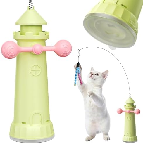 Interactive Cat Toys Play Chase Exercise, Powerful Cat Suction Cup Toy