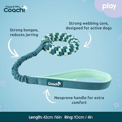 Coachi Puppy & Mini Tuggi Helix - Dog Toy for Tug of War & Play