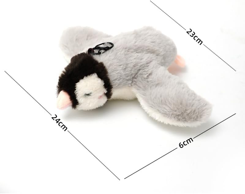 Yewmow Interactive Chirping Cat Toy,Flapping Wings Sound Toy