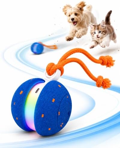Xeuch Interactive Rolling Dog Balls, Irregular Moving Toys for Puppies