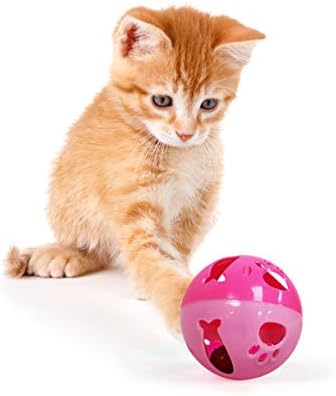 Pets First Large Size Cat Ball with Bell Toy for Cats Kittens and Other Animals - Hours of Play for Pets | Large Size for Extra Fun | Rings As It Moves