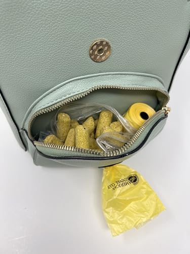 Dog Walking Bag - Poop Bag Dispenser - Dog Treat Bag - Hand Free Wear 3 Ways