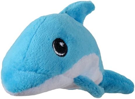 SmartPetLove Snuggle Puppy Tender-Tuffs Small Dog Toy, Plush Dolphin