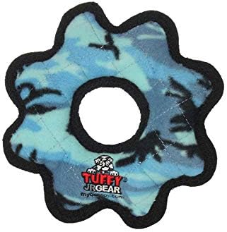TUFFY® : Gear Ring Dog Toy: Ultra Durable Plush Toy with Multiple Layers & Reinforced Seams, Washable and Floats, Original Construction