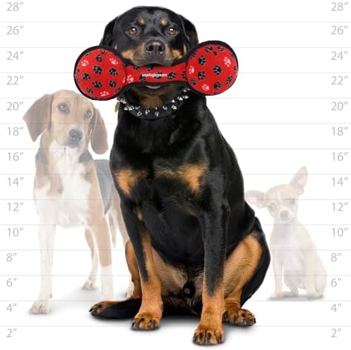 TUFFY® 2 Pack Ultimate 2 Ball Tug Ultra Durable Plush Dog Toys