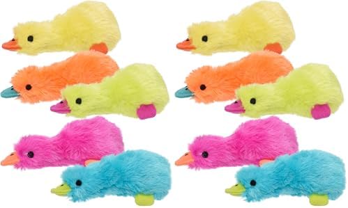 Multipet Single Color Duckworth Duck MINI 4" Assorted Size:Pack of 2