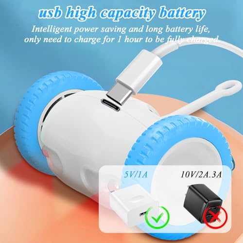 Interactive Cat Toy for Indoor Cats, Smart Toys with 2 PCE Feathers, Automatic Moving Wheels Toys for Kitten, Rechargeable Mouse Cat Toy for Bored Adult Cats