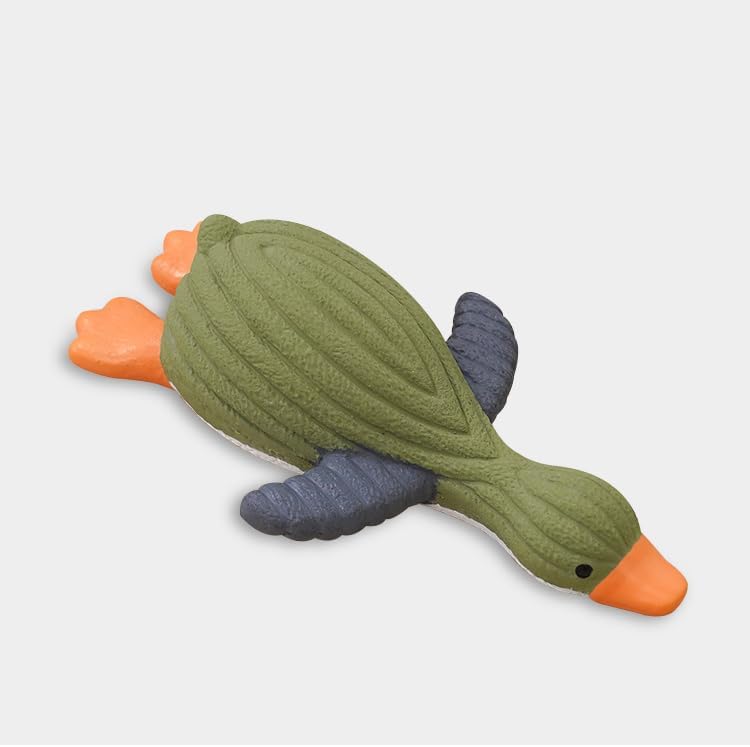 Squeaky Duck Dog Toy, Latex Chew Toy for Interactive Play