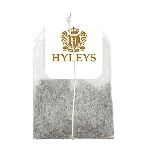 HYLEYS Sleep Tea with Mint, Valerian Root and Chamomile, 25 Individually Wrapped Tea Bags - Caffeine Free Herbal Sleep Blend - Gluten Free Vegan & Plant Based