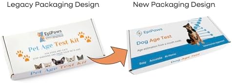 Dog Age Test - At-Home DNA Methylation Test to Estimate Dog’s Age | Estimate Your Dog’s Age, Mouth Swab Kit for Rescue & Shelter Dogs, Includes Estimated Birthday, Life Stage & Health Insights