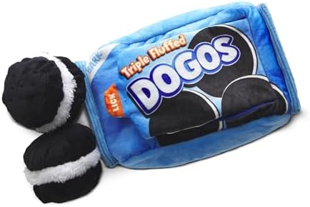BarkBox Dogo Dunkers Plush Dog Toy - for Extra Small to Medium Dogs