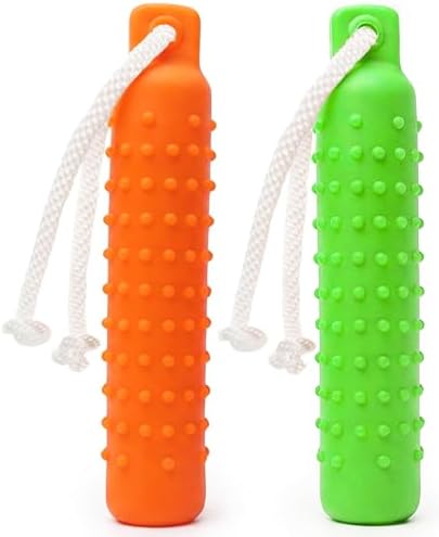 Dog Water Toys, 2 Pack Floating Bumper Fetch Toy Dummy