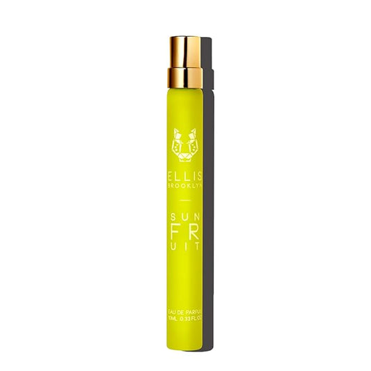 Ellis Brooklyn Sun Fruit Eau de Parfum, Travel Spray, Fruity Floral Perfume for Women with Fig, Jasmine & Vanilla, Eco-Conscious, Vegan, Cruelty-Free Paraben-Free, Made in the USA, 10ml / 0.33 Fl Oz