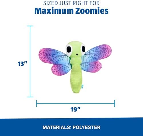 BarkBox Dragonfly Guy Dog Toy - Fun for Dogs