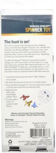 OurPet's Whirling Wiggler Spinner Cat Toy, Model: 1400013266