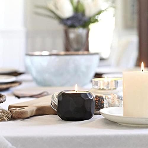 Hyggelight - The Growing Candle, Lavender Scented, 13oz Ceramic Pot, Single Wick Aromatherapy Candles, 100% Soy for Women and Men, Emma