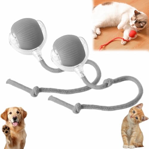 Smart Motion Pet Ball, Interactive Pet Toy Ball, 2025 New Interactive Rolling Dog Balls, Automatic Rotating Rolling Balls, for Cats