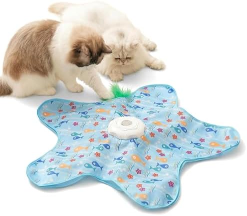 Hide and Seek Interactive Cat Toys, Puzzle Motion Activated for Indoor Cats