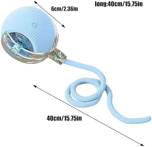 Interactive Rolling Dog Ball, Chewie Viral Rolling Ball, Chewie Ball for Dogs, Interactive Dog Smart Ball Toy, Smart Automatic Rolling Pet Ball for Dog Cat