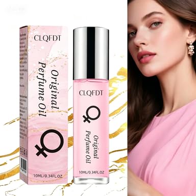 Original Perfume Oil for Women, 10ml Roll-On Fragrance with Lychee, Raspberry, Rose & Musk, Long Lasting Scent, Unique Floral Fruity Perfume