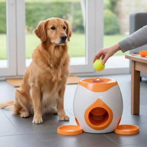 More Pet Toys Boredom Relief Treat Dispensing Toy, Style to 1, Orange