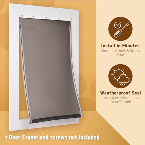 Extra Large Dog Door Replacement Flap Petsafe 24 3/8" x13 3/4" Weatherproof