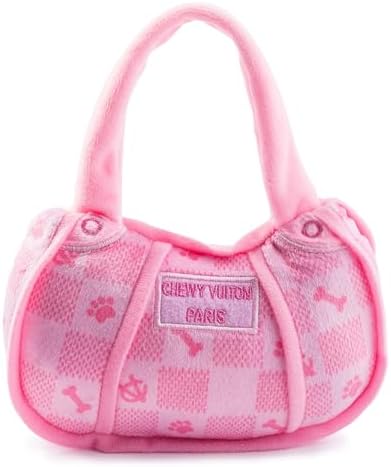 Haute Diggity Dog Chewy Vuiton Handbag Plush Dog Toy, Designer Parody Toy