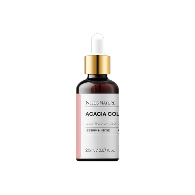 Acacia Collagen Facial Serum for Face – NEEDS NATURE DIY Booster | Plant-Based Elasticity & Firming Care | Korean Skincare for Dry, Sensitive, or Dull Skin | 20ml