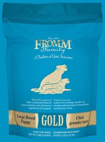 Fromm Large Breed Puppy Gold Premium Dry Dog Food - Dry Puppy Food for Large Breeds - Chicken Recipe - 30 lb