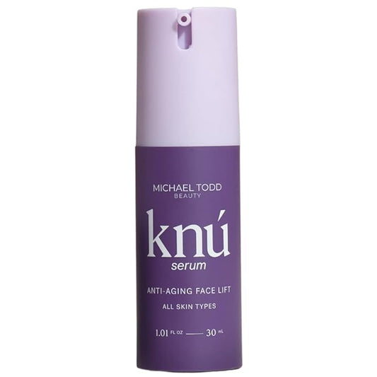 Michael Todd Beauty KNU Serum – Face Lifting, Brightening & Tightening Serum – For Restoring & Rejuvenating – With Aloe Vera, SSF, Peptides & Botanical Extracts – For All Skin Types – 1.01 fl oz/30 mL