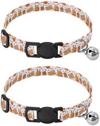 Basketballs Cat Collars 2 Pack Comfortable Cat Collar Adjustable 10.6 to 17.1 Inches