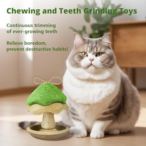 Catnip Toys, Catnip Toys for Cats, Tree-Shaped Cat Interactive Toy, Cat Toy for Bored Indoor Adult Cats, Suitable for Felines