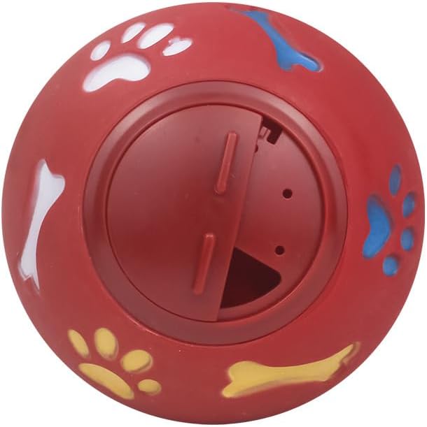 Adjustable Dog Treat Dispensing Toy, 1, Red