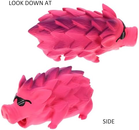 BESTOYARD Squeaky Dog Toy Interactive Puppy Chew Toy for Teeth Cleaning Tooth Molding Pet for Small and Large Dogs Bite Resistant 8.26 X 3.93 X 3.54 in 1 Pack
