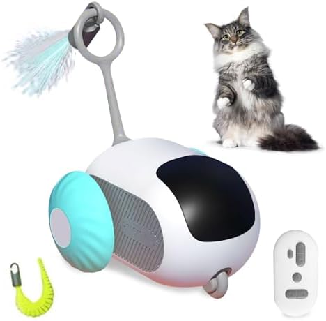 Remote Control Smart Cat Toy, Interactive Cat Toys for Indoor Cats
