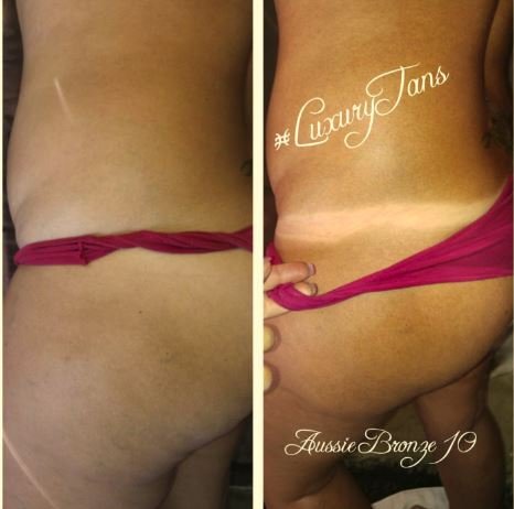 Tan Alchemy, Aussie Bronze 4 bottles of 32 oz, 12%, Dark DHA Sunless Airbrush Spray Tanning Solution (1 Gallon)