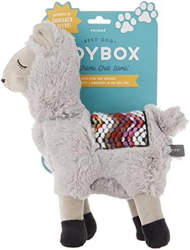 Fringe Studio Dog Toy, Llama Chill-Plush Pet Toy (289362), 12x9 Inch (Pack of 1), All Breed Sizes