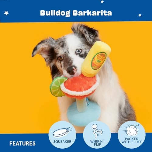 BarkBox Bulldog Barkarita Interactive Plush Dog Toy