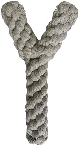 Y Shape Rope Dog Toy, Gray